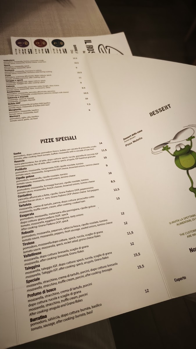 Il Rospetto Photo Menu 1