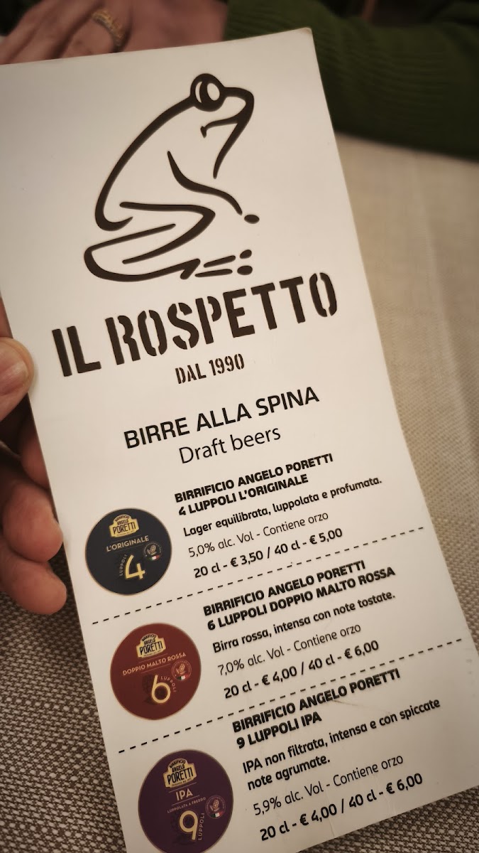 Il Rospetto Photo Menu 3