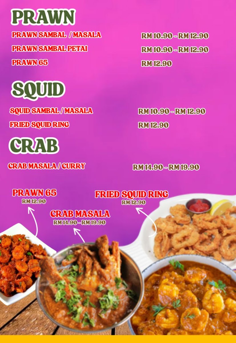 DK BANANA LEAF RESTAURANT Photo Menu 3