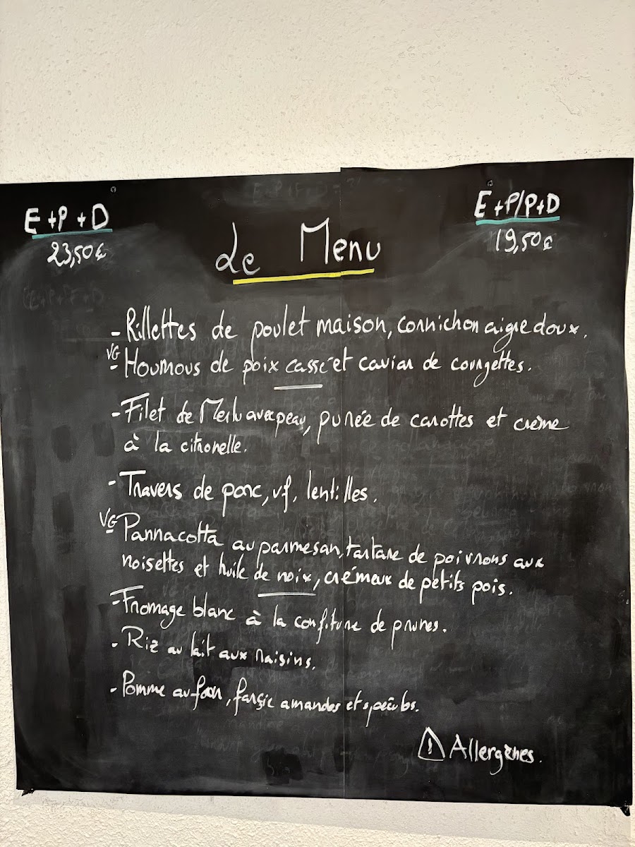 La Cachette Photo Menu 6