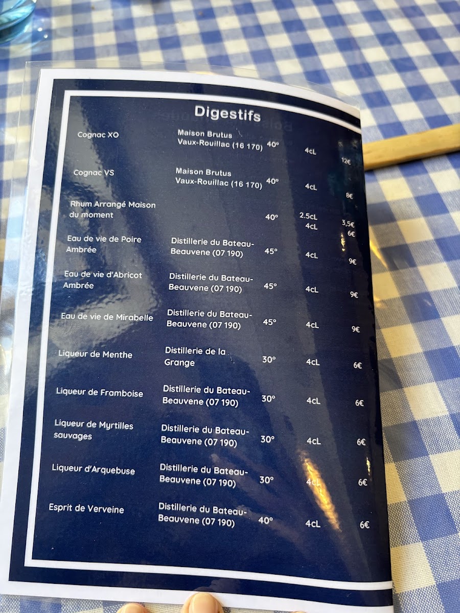 La Cachette Photo Menu 8