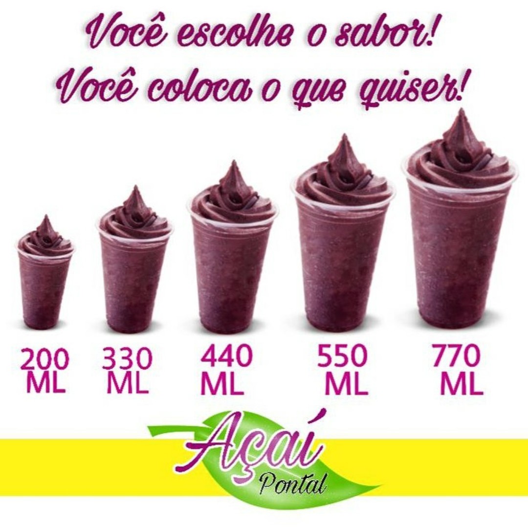 Açaí Pontal Photo Menu 1