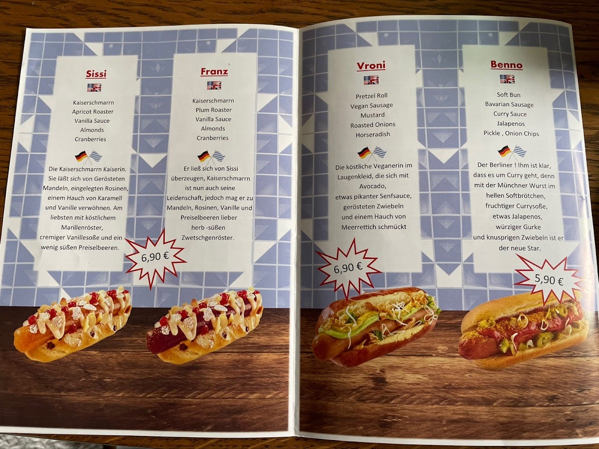Bavarian Hotdog Berlin Photo Menu 2