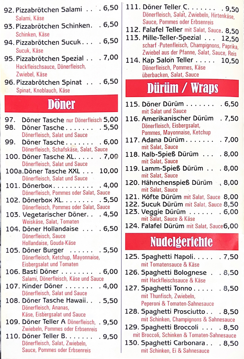 Hoca's Grill - Holzkohlegrill Photo Menu 4