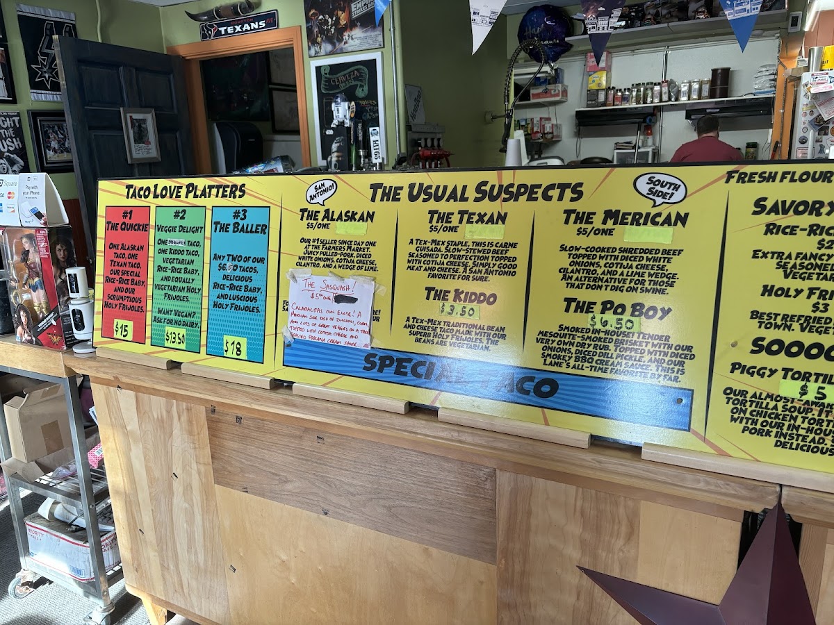 Lane's Quickie Tacos Photo Menu 10