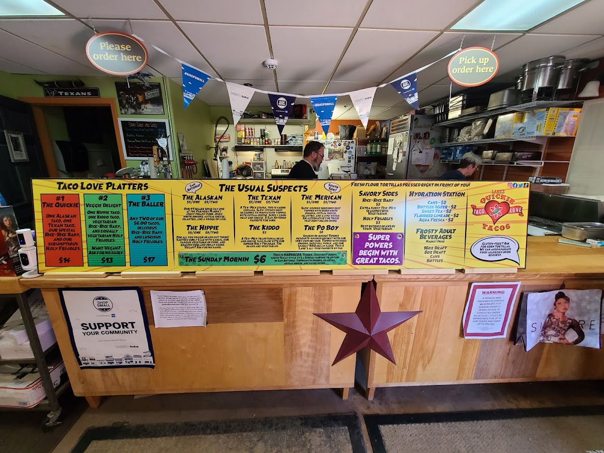 Lane's Quickie Tacos Photo Menu 9
