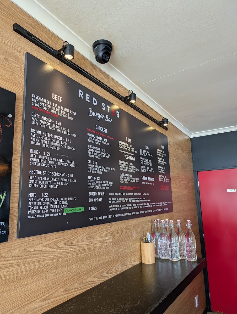 Red Star Burger Bar Photo Menu 4