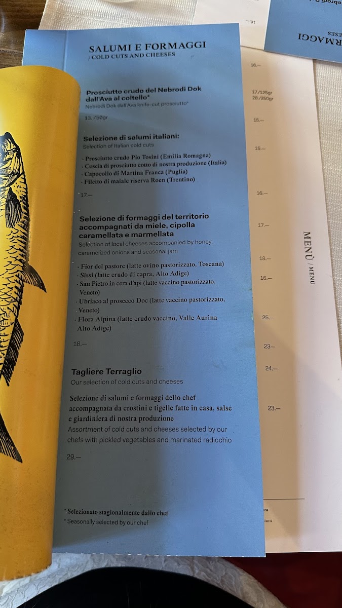 Osteria Terraglio Photo Menu 4