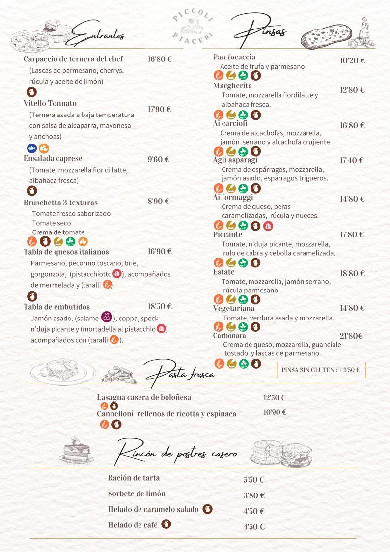 PICCOLI PIACERI Photo Menu 3