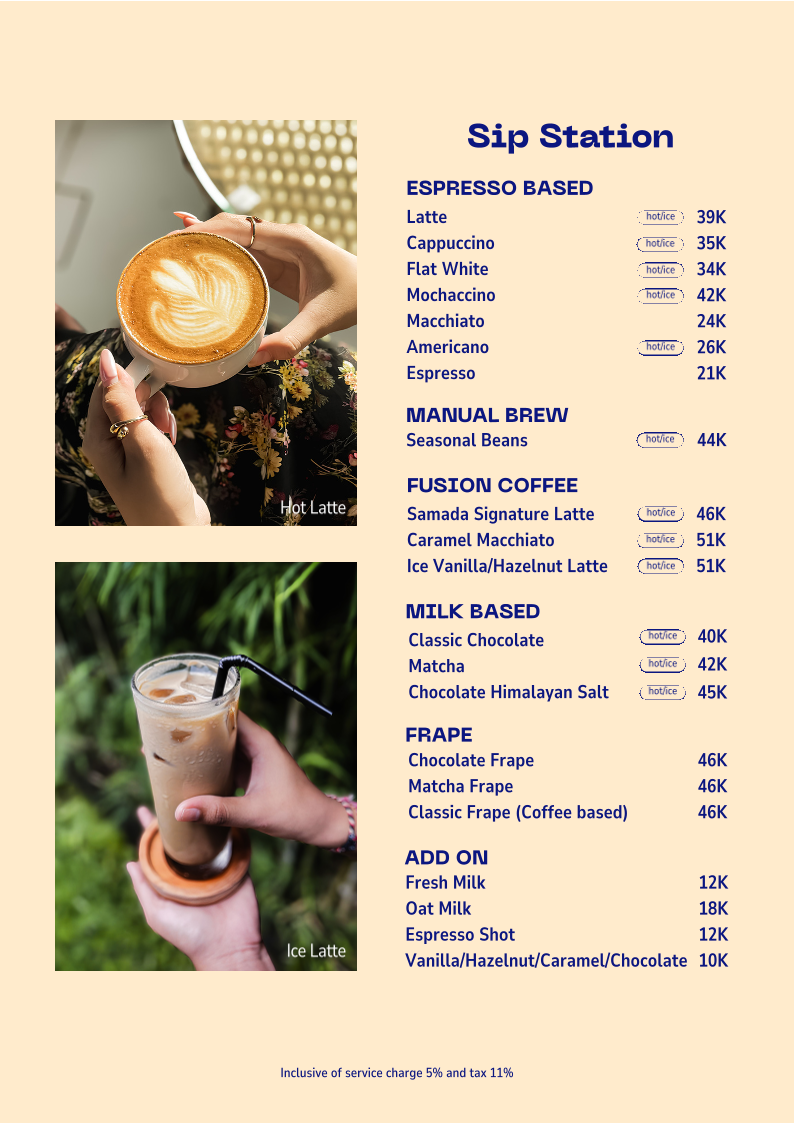Samada Work Life & Cafe Photo Menu 3