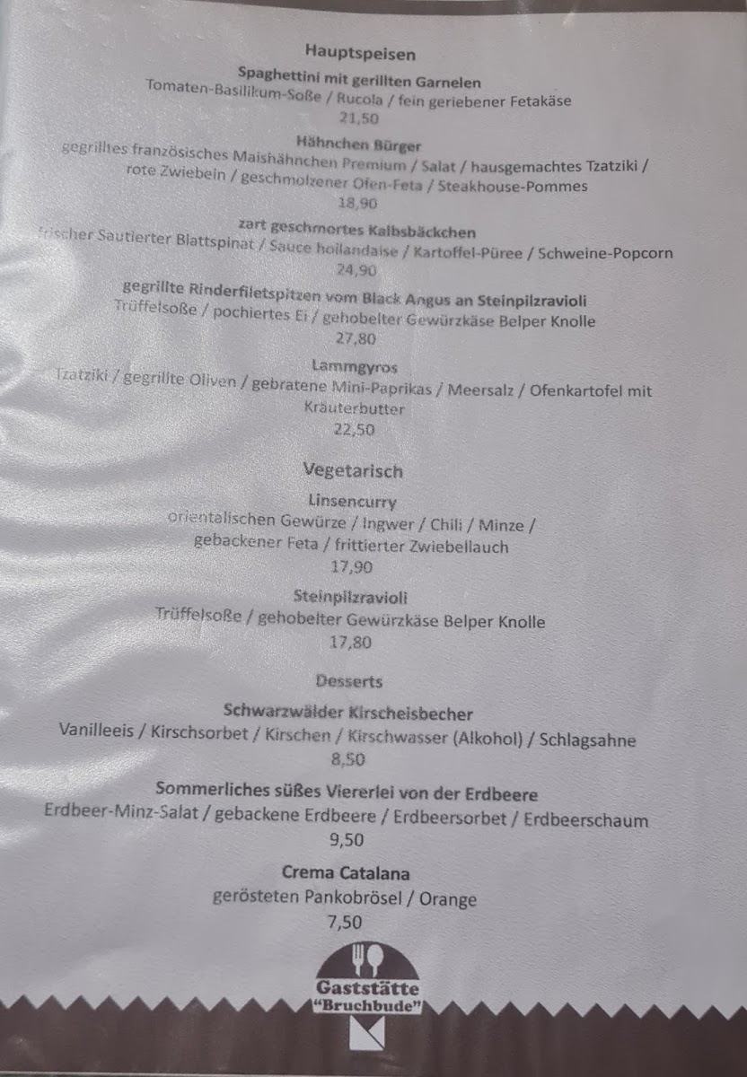 Gaststätte zur Bruchbude UG Photo Menu 4