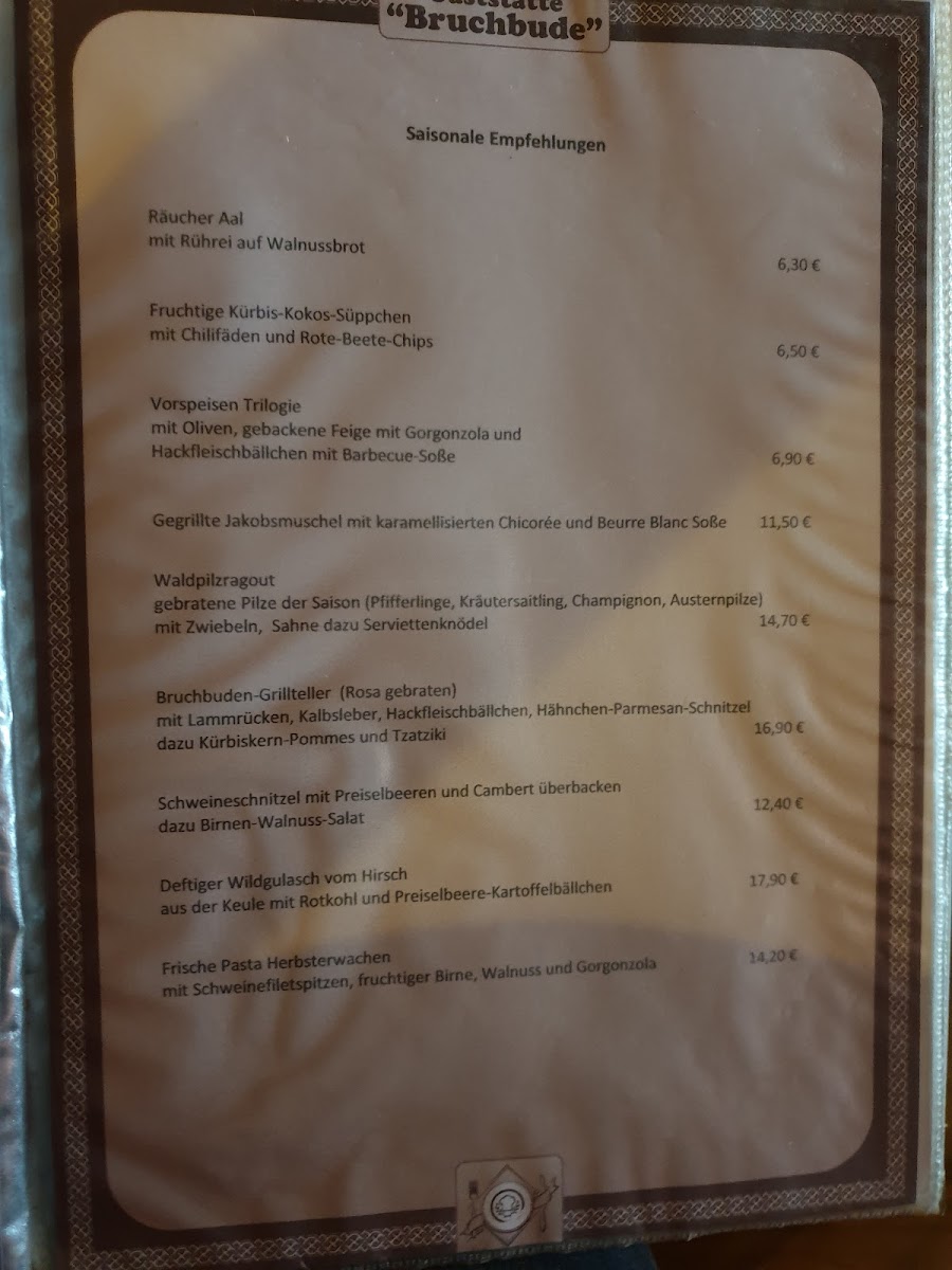 Gaststätte zur Bruchbude UG Photo Menu 7