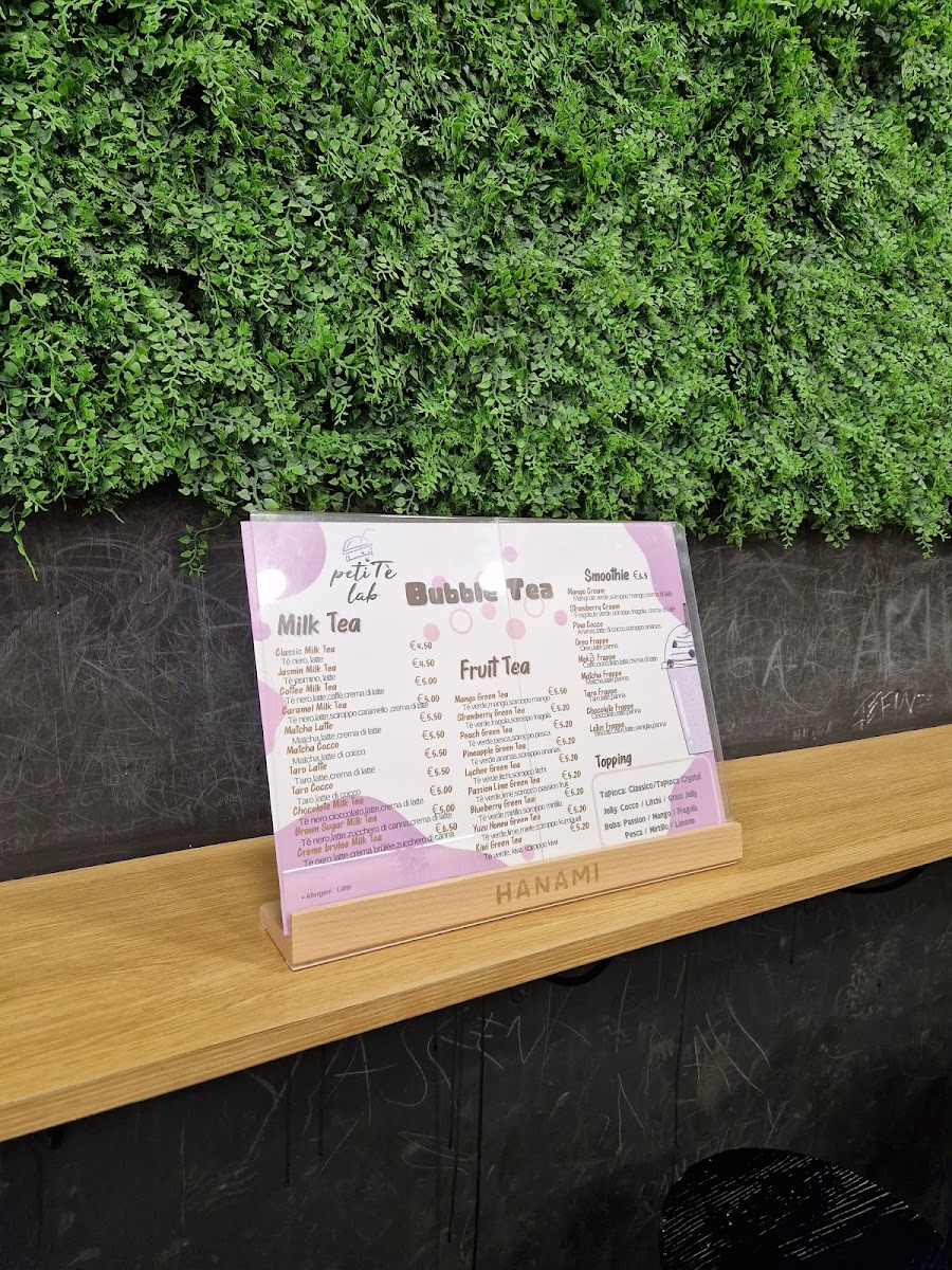 PetiTè Lab - Bubble Tea Photo Menu 4