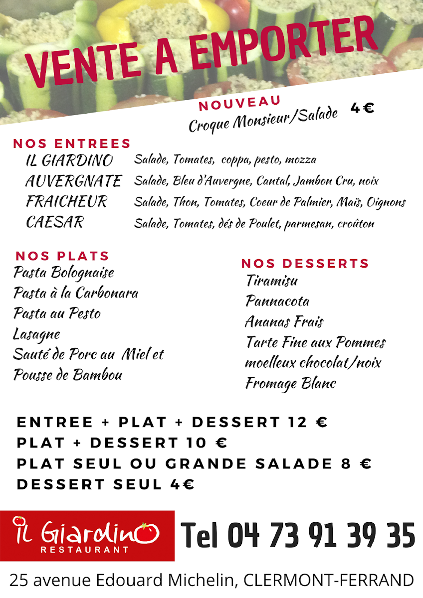 Il Giardino Photo Menu 1