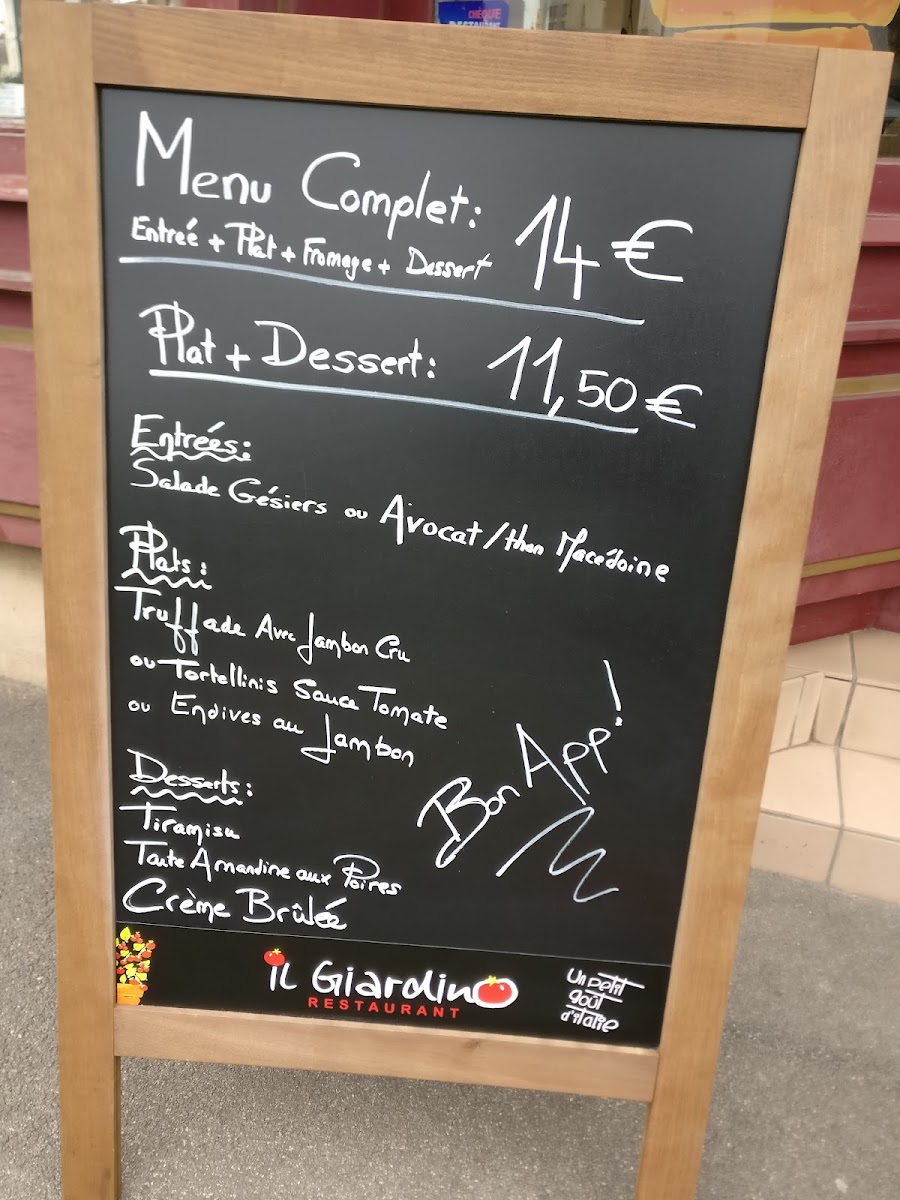 Il Giardino Photo Menu 4