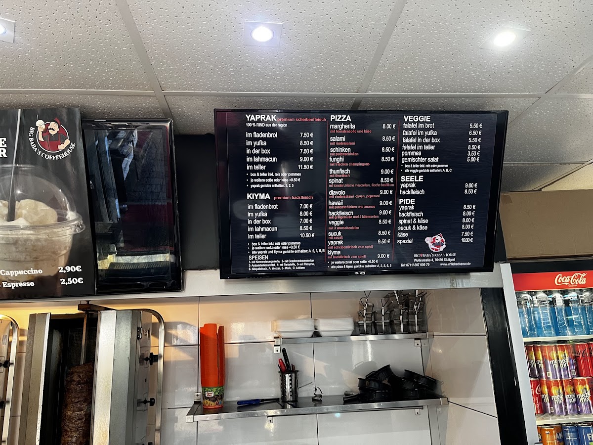 BIG BABA’s Kebabhouse ( Das Original ) Photo Menu 3
