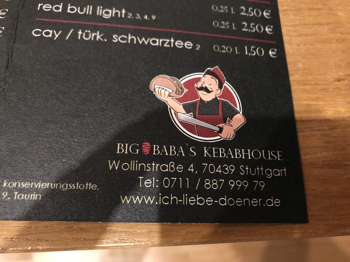 BIG BABA’s Kebabhouse ( Das Original ) Photo Menu 7