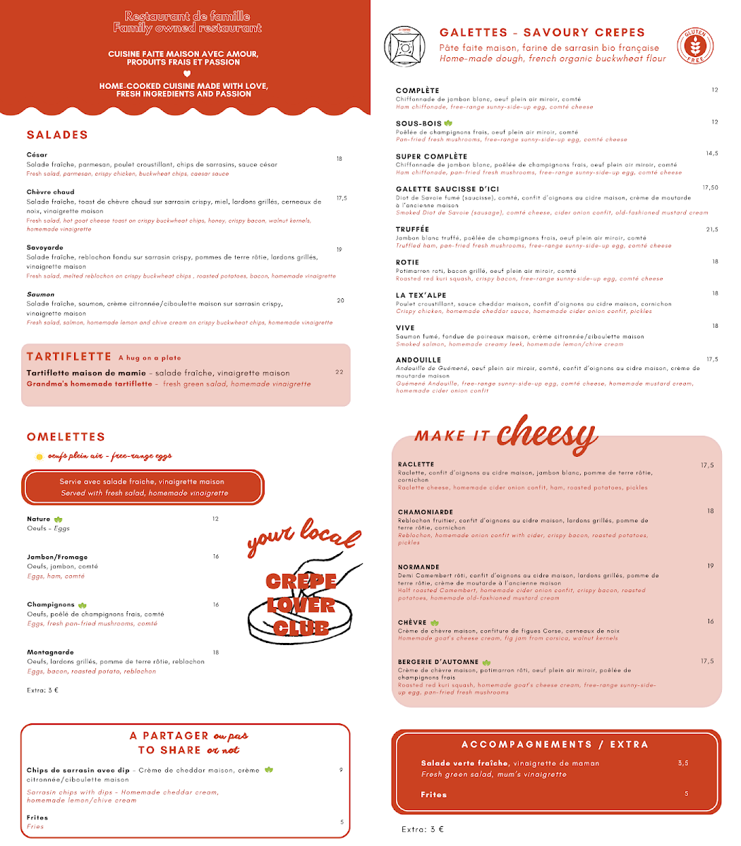 La Crêperie by Montcham Photo Menu 2