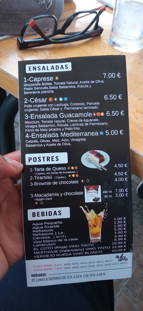 La Fratelli Pizzería Valencia Photo Menu 3