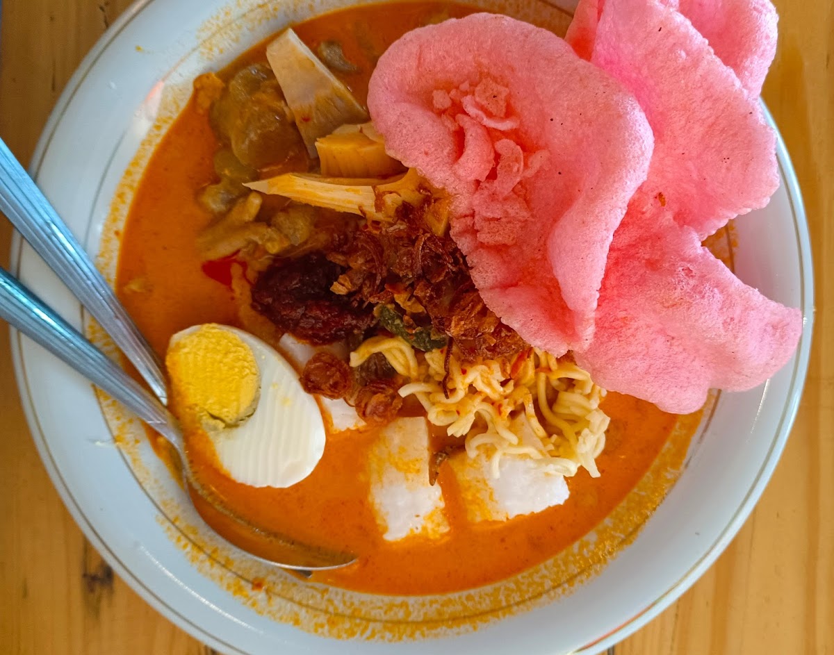lontong tunjang tiban