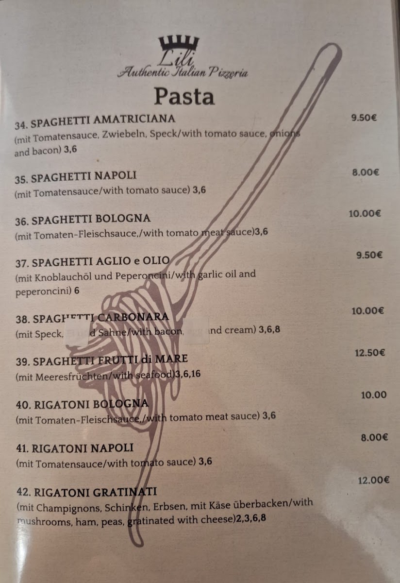 Pizzaria & Ristorante Photo Menu 4