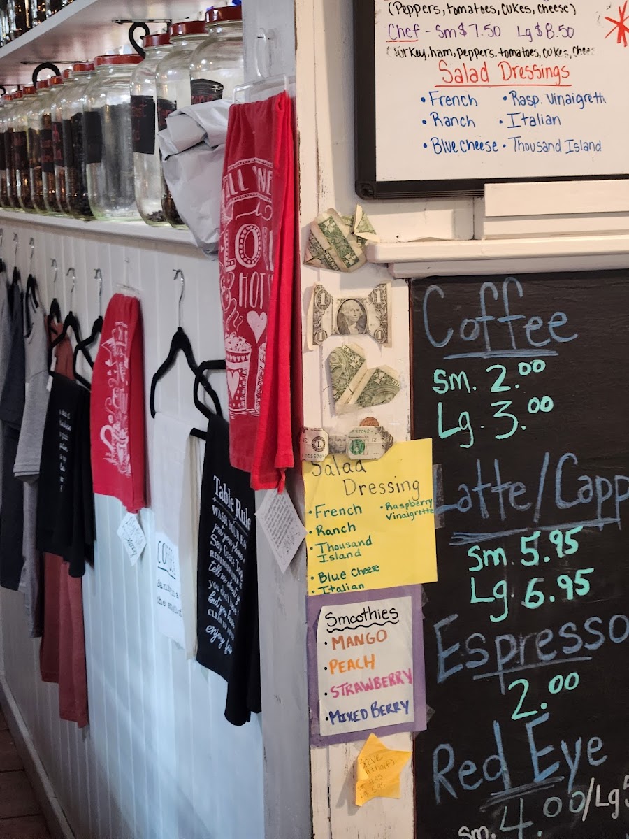 Homespun Coffee & Crafts Photo Menu 1