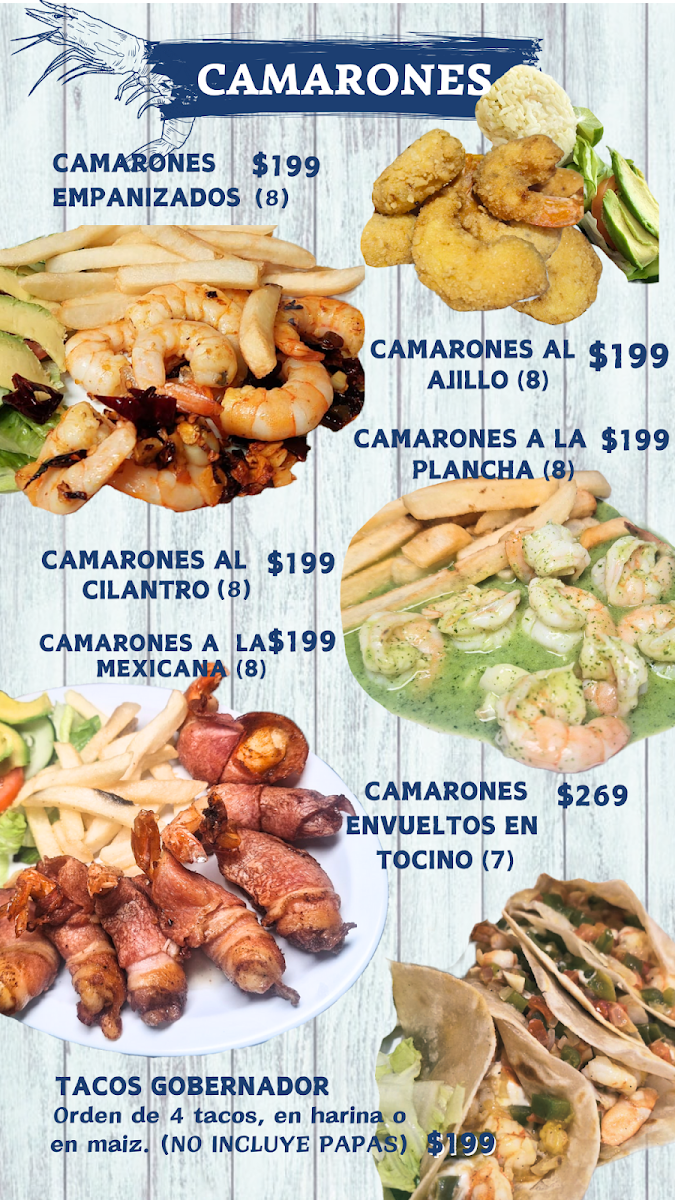 Mariscos Arrecife Azul Photo Menu 1