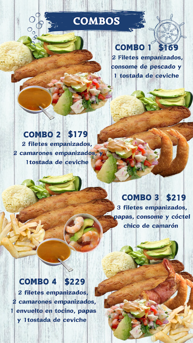 Mariscos Arrecife Azul Photo Menu 2