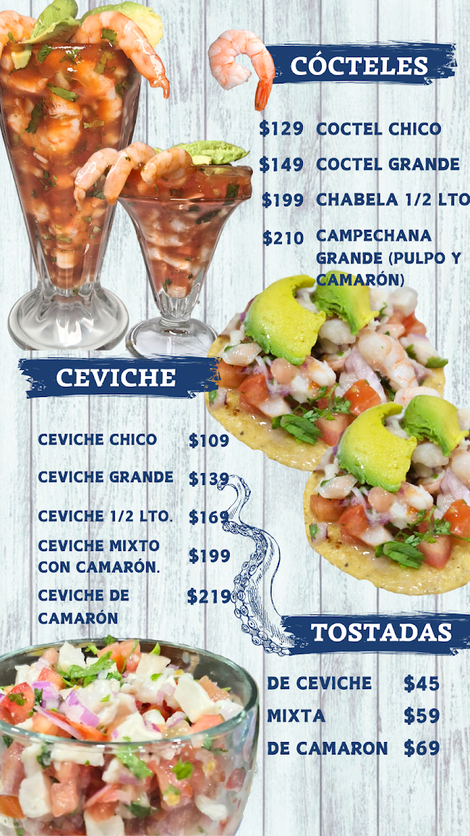 Mariscos Arrecife Azul Photo Menu 3