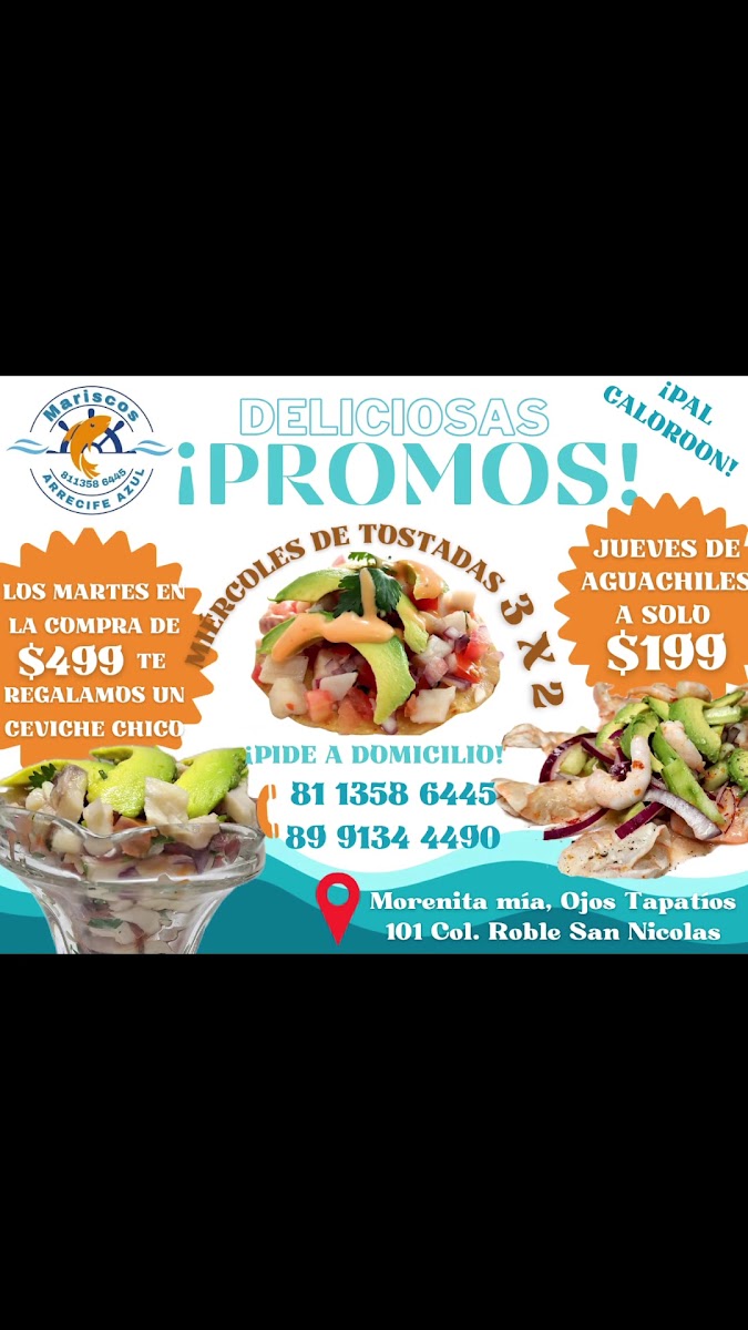 Mariscos Arrecife Azul Photo Menu 9