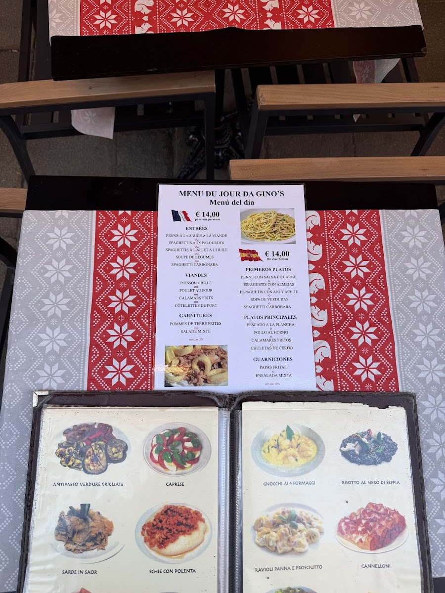 Gino's Pizza & Pasta Photo Menu 3