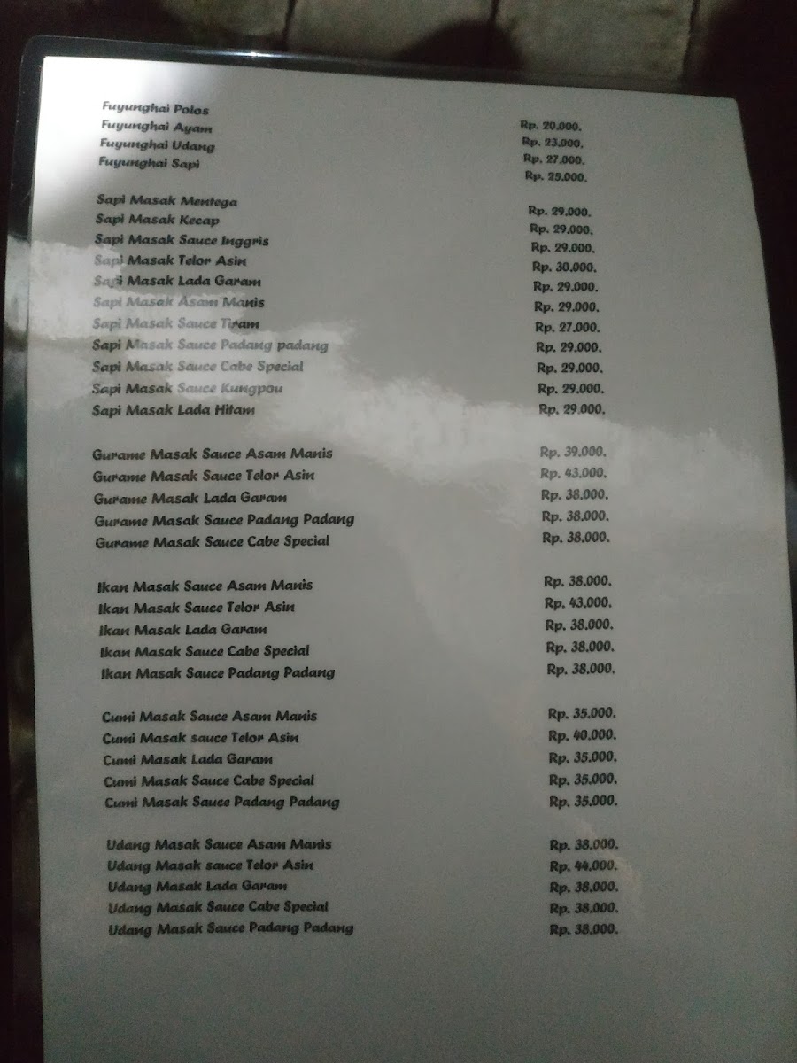 Depot Makanan ChinesefoodKori Photo Menu 1