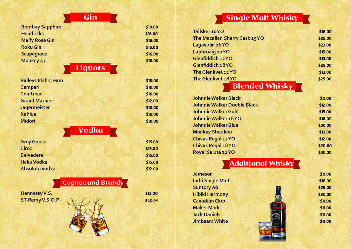 Indian Zaika Restaurant Papakura Photo Menu 4