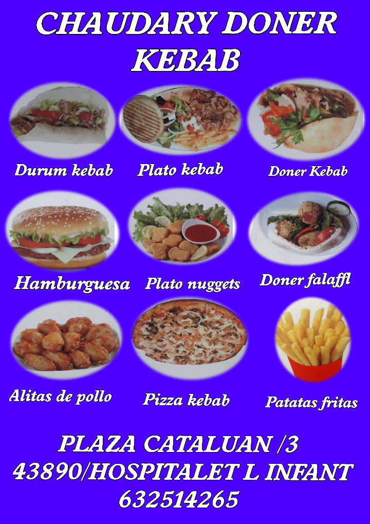 Chaudary Döner Kebab Photo Menu 2