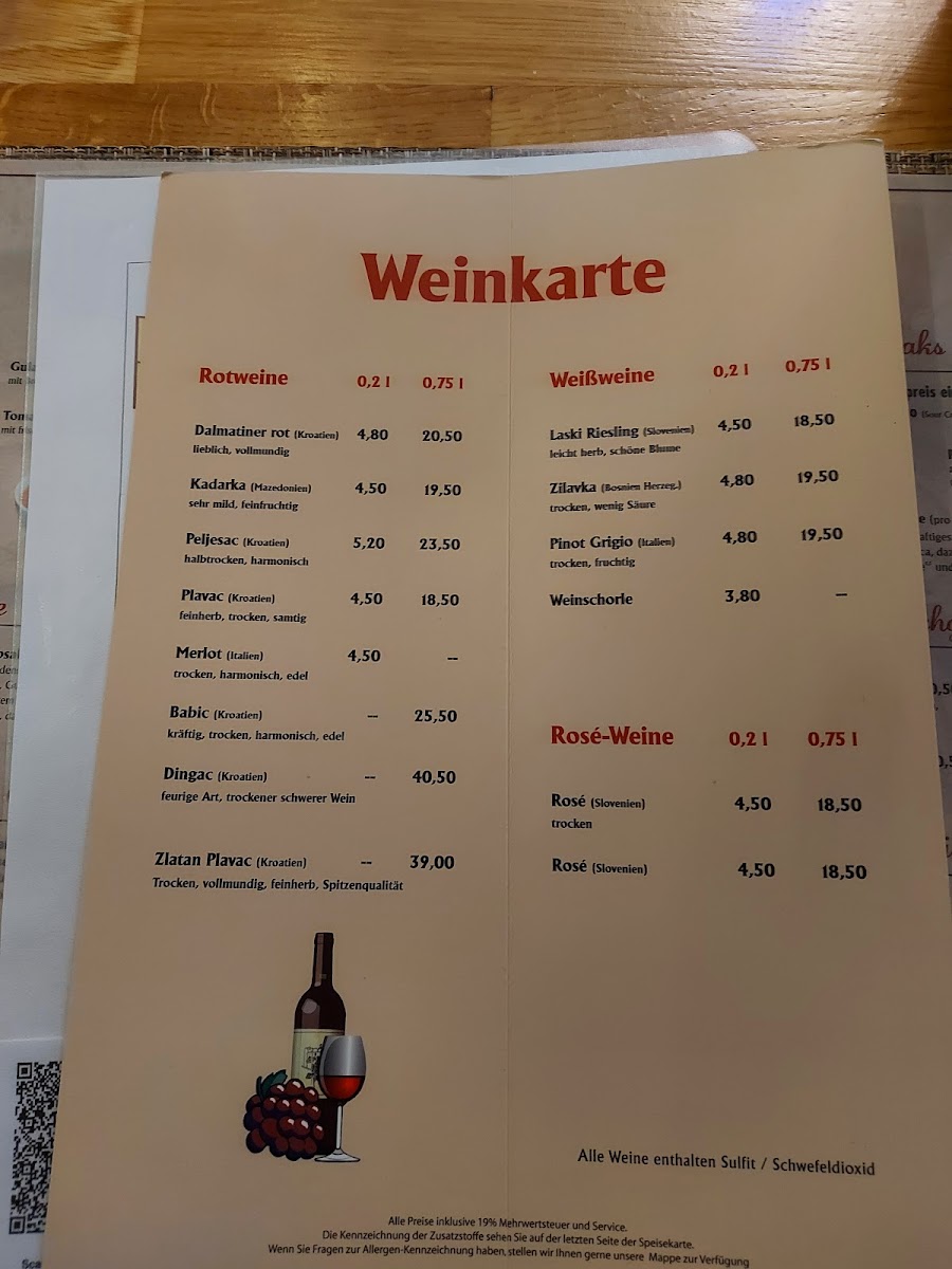 Tunici's Restaurant Ahrensburg Photo Menu 6