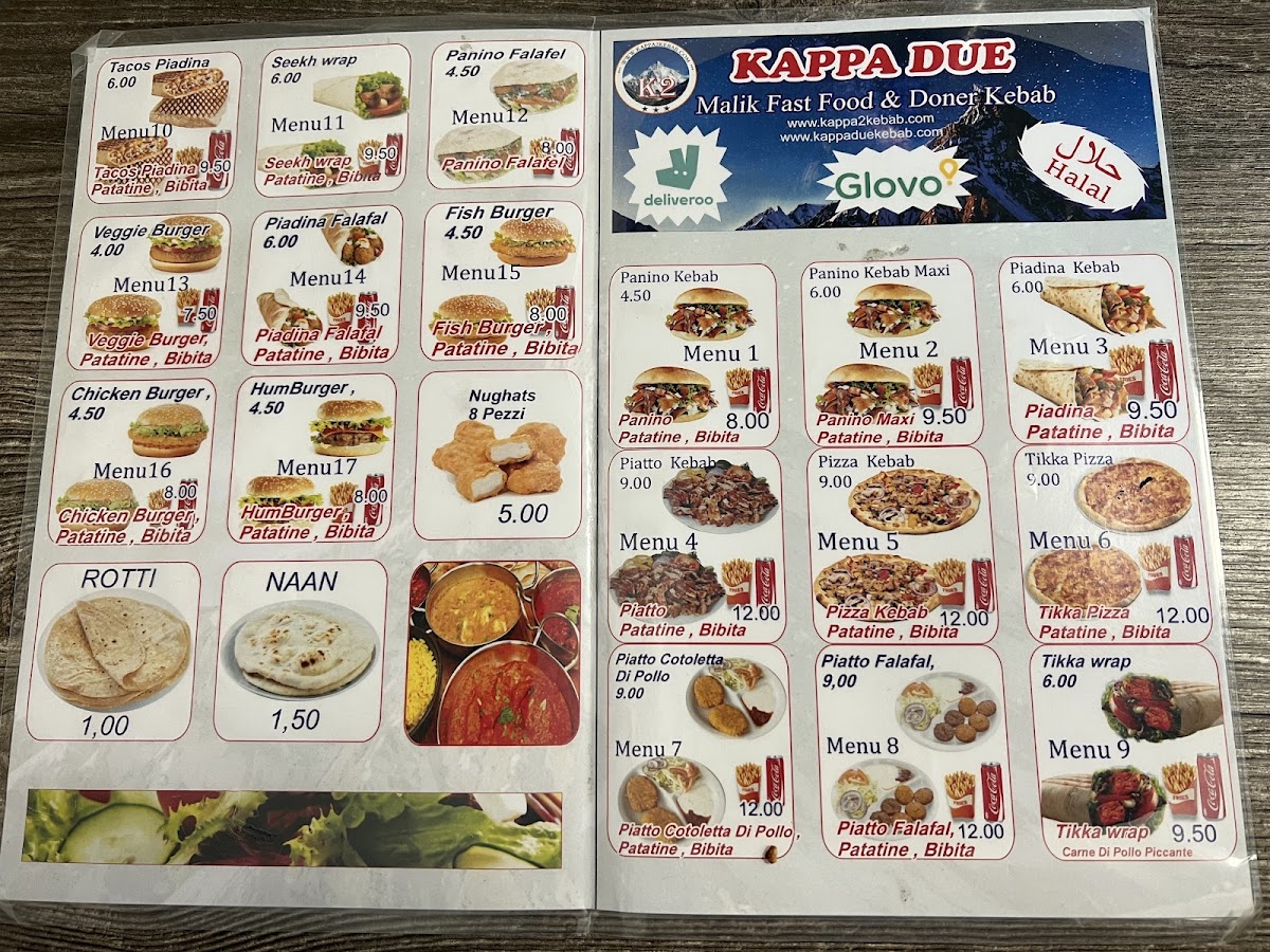Kappa due kebab & Resturante Photo Menu 5