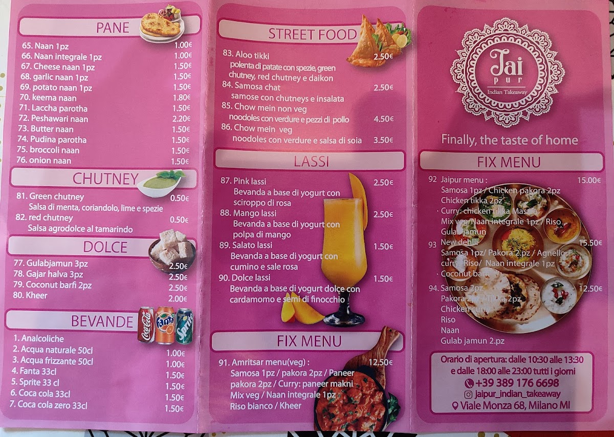 Jaipur ristorante indiano Photo Menu 2
