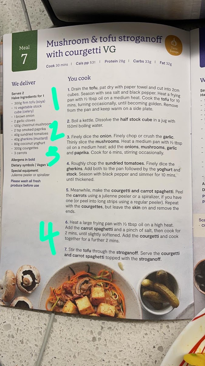 Mindful Chef Photo Menu 2