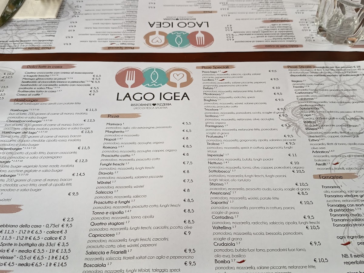 Lago Igea Ristorante Pizzeria Photo Menu 1