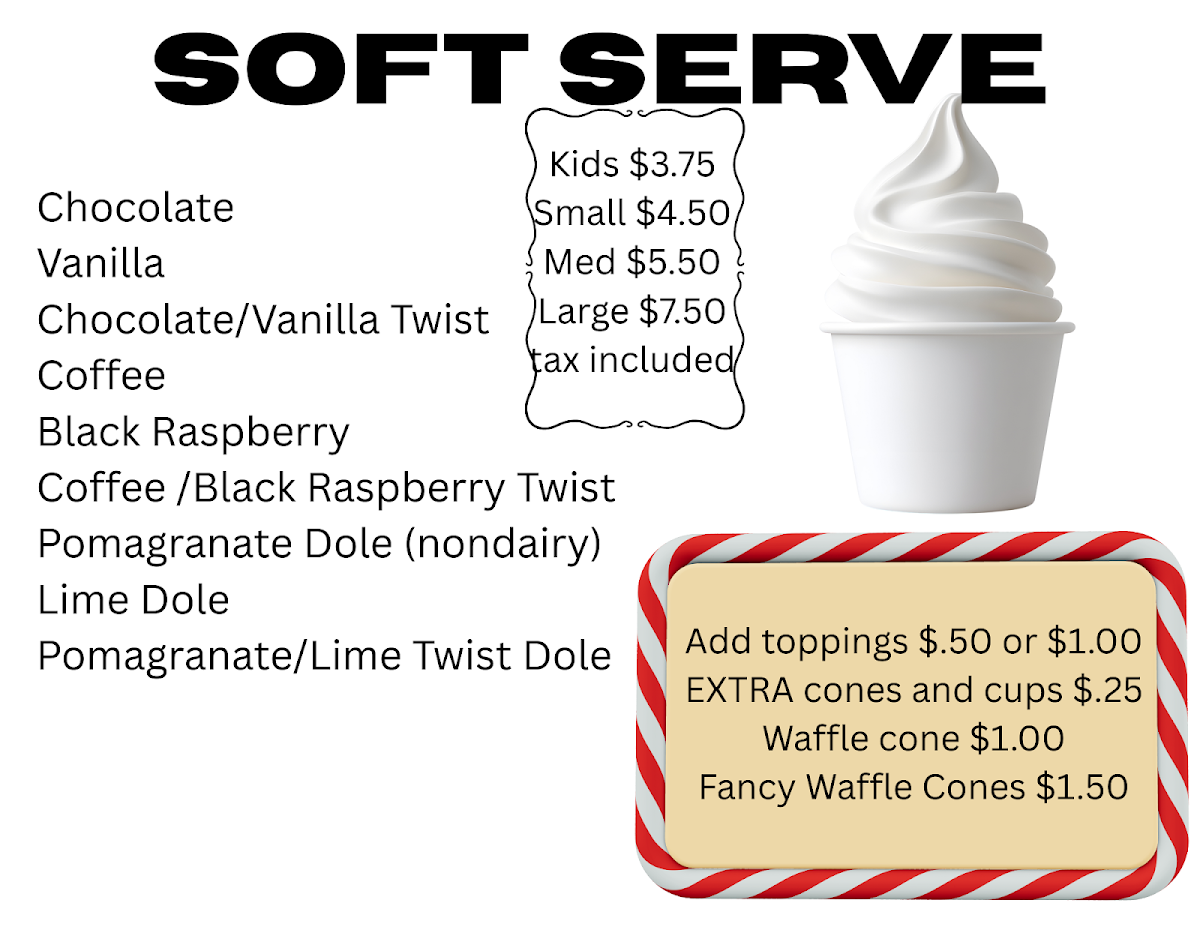 Hill-Top Creamery Photo Menu 3