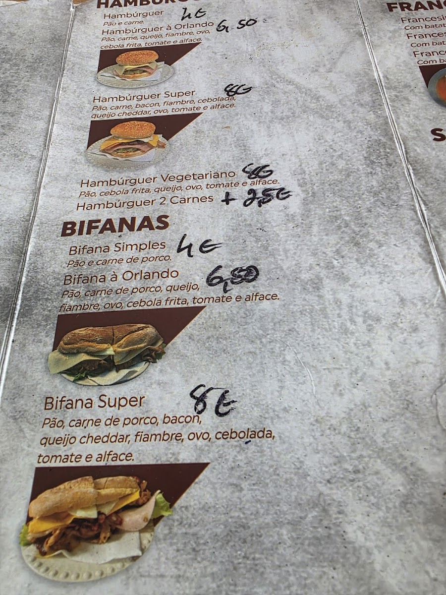 Orlando das Bifanas Photo Menu 3