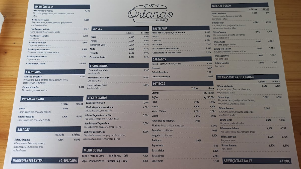 Orlando das Bifanas Photo Menu 4