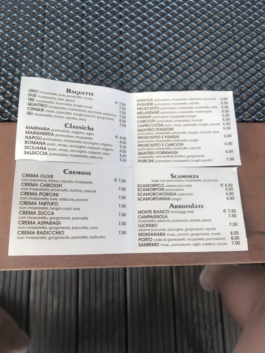Da Berto Pizzeria Rosolina Photo Menu 3