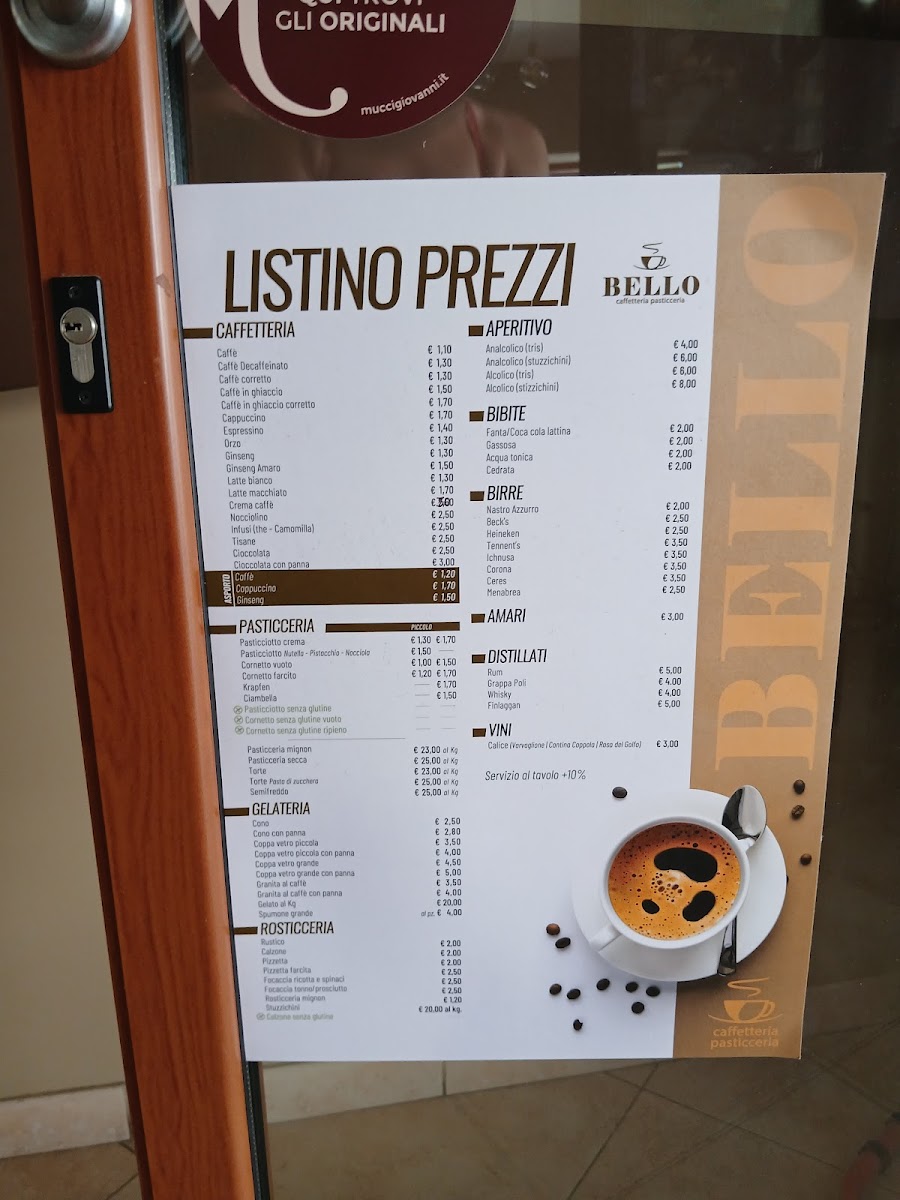Bello - Caffetteria Pasticceria Photo Menu 1