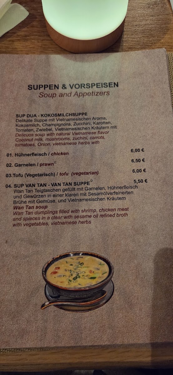 PAPA MI XANTEN Restaurant Photo Menu 6
