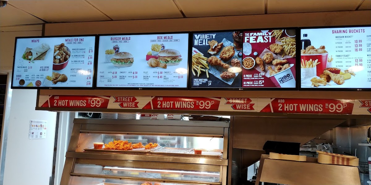 KFC Bedford - Interchange Retail Park Photo Menu 2
