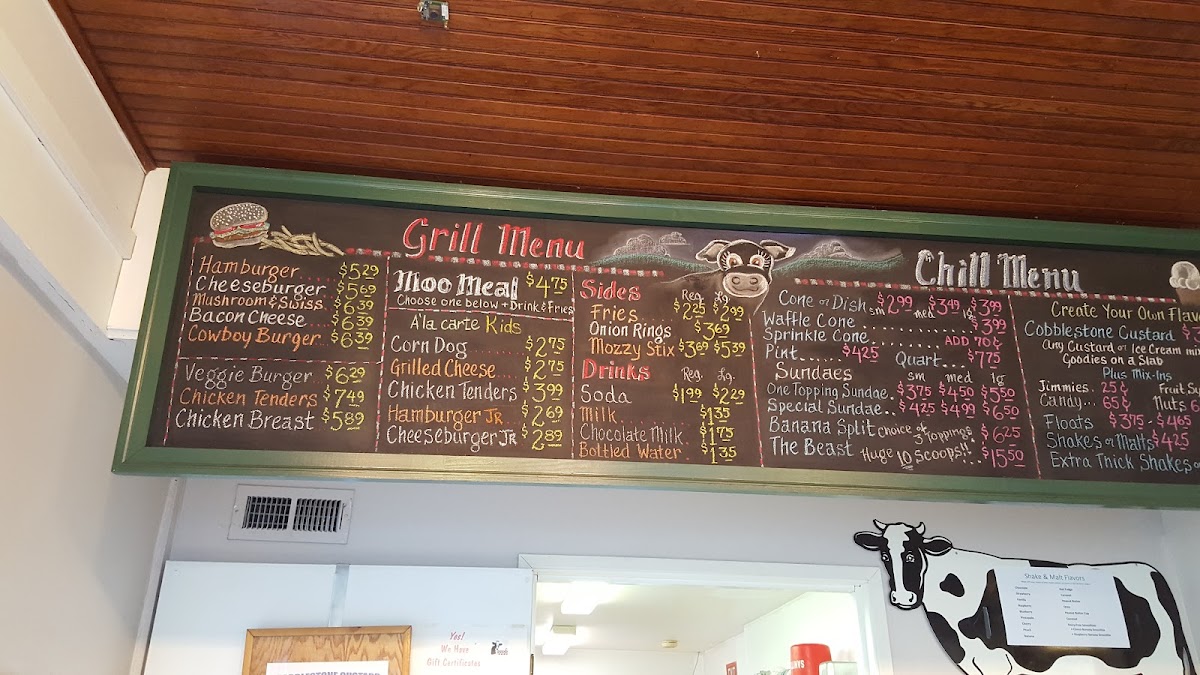 Wholly Cow Frozen Custard Photo Menu 7