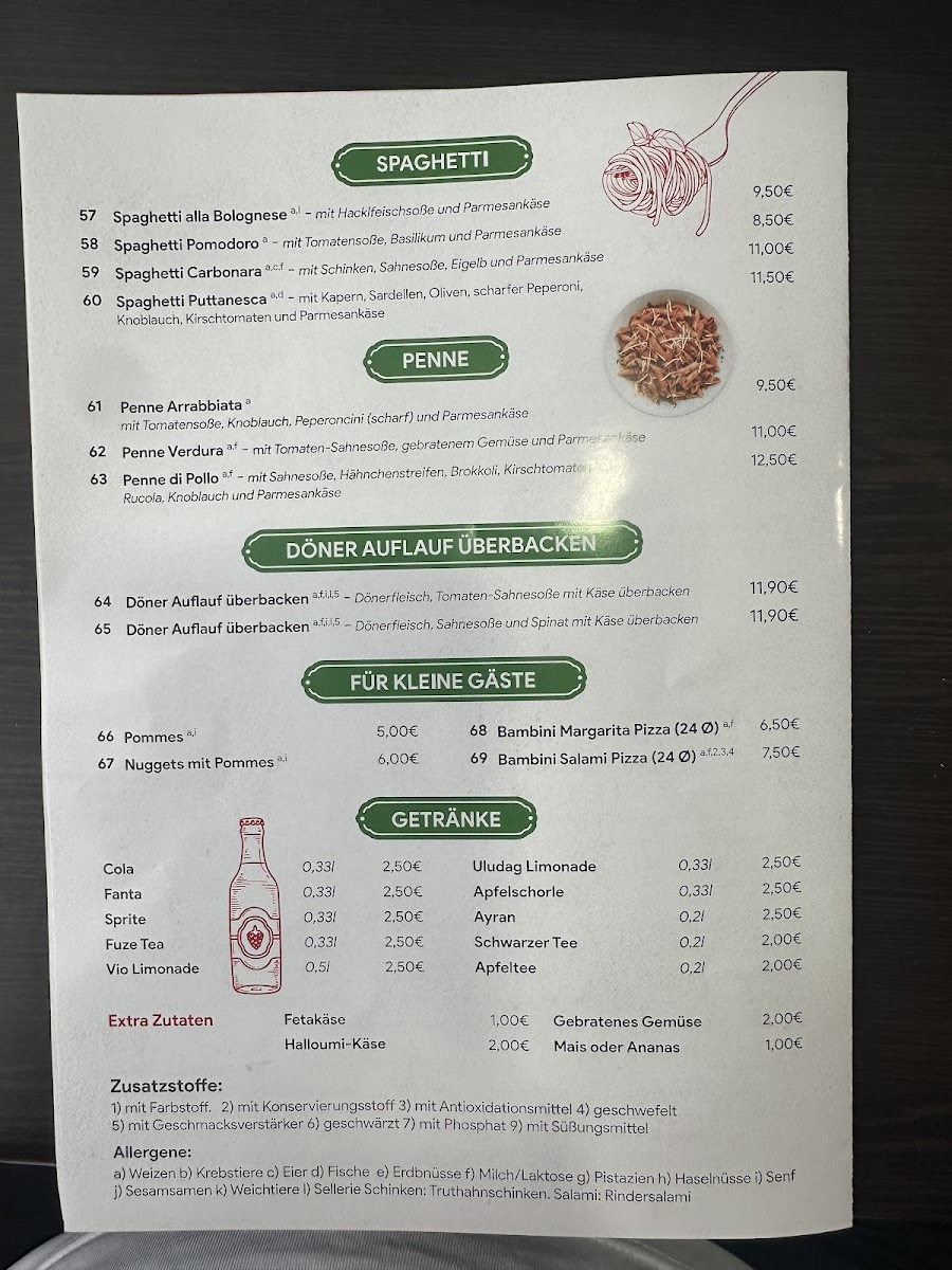 La Gino - Pizza, Döner & Pasta Photo Menu 3