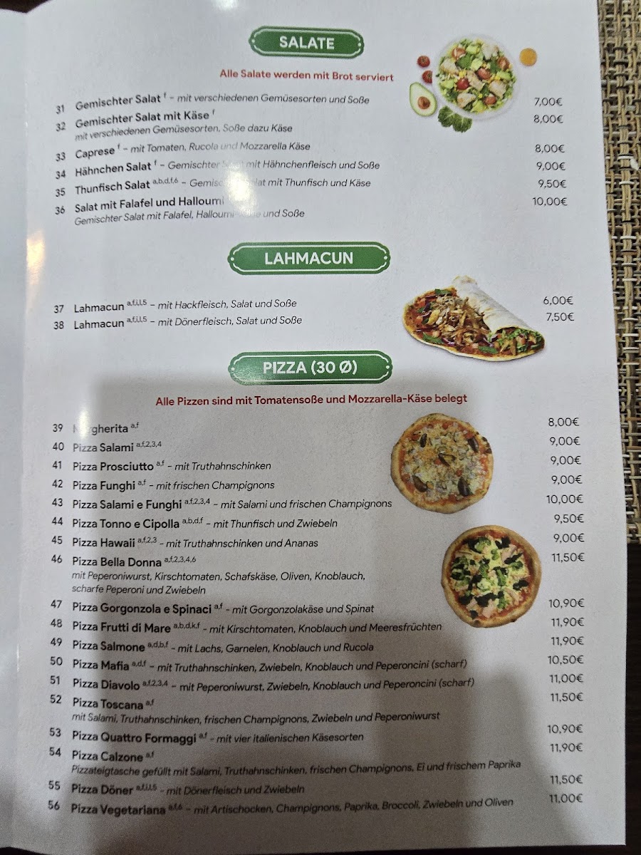 La Gino - Pizza, Döner & Pasta Photo Menu 5