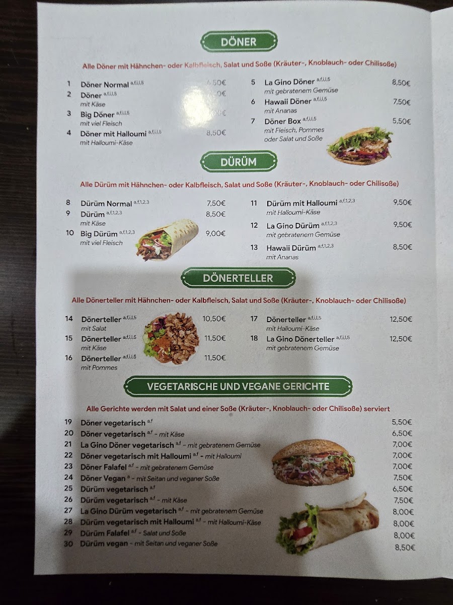 La Gino - Pizza, Döner & Pasta Photo Menu 6